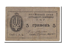 Ucraina, 5 Hryven, 1920, MB+