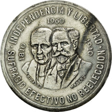 Coin, Mexico, 10 Pesos, 1960, Mexico City, EF(40-45), Silver, KM:476