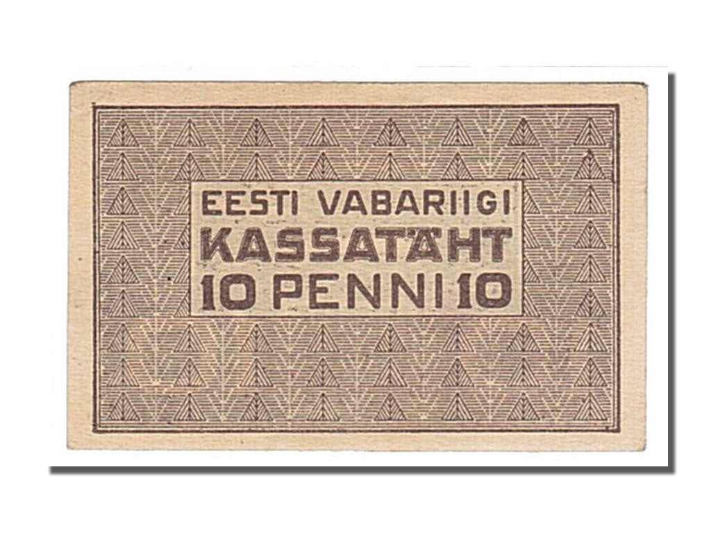 Banknote, Estonia, 10 Penni, 1919, KM:40b, UNC(65-70)