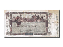 FRANCE, 5000 Francs, 1918, KM #76, 1918-01-15, F(12-15)