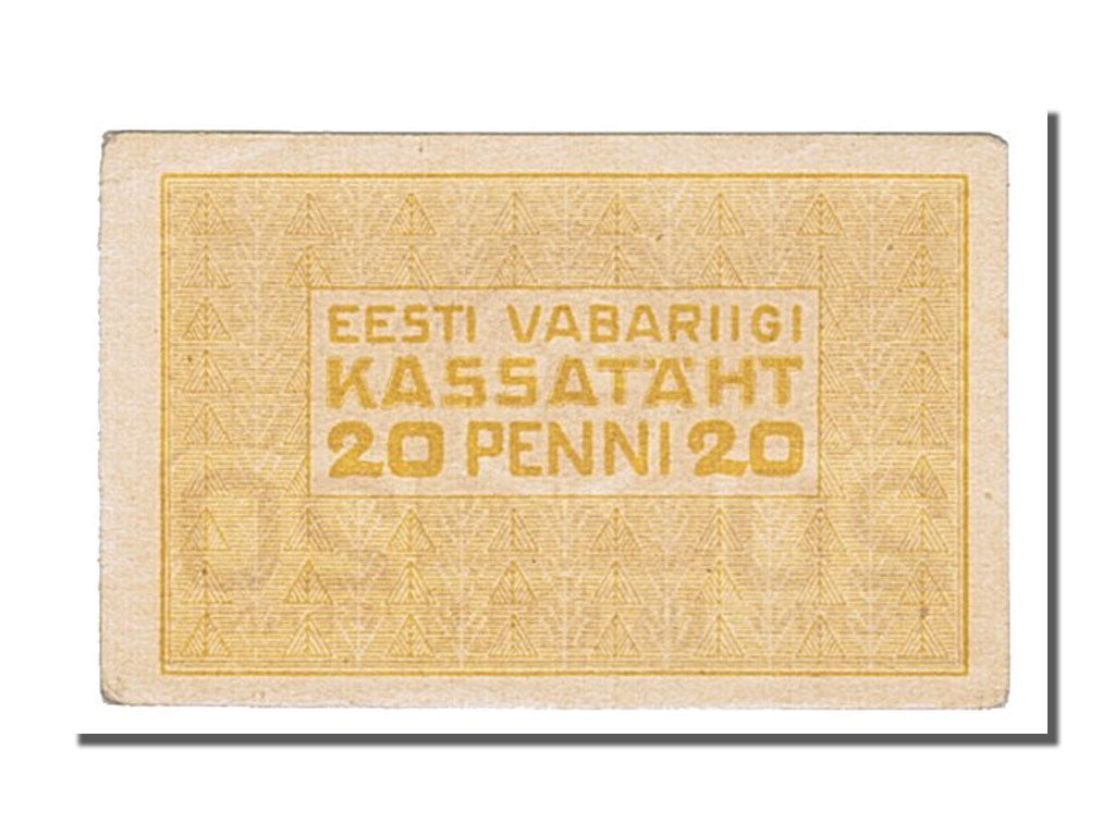 Banconote, Estonia, 20 Penni, 1919, KM:41a, SPL