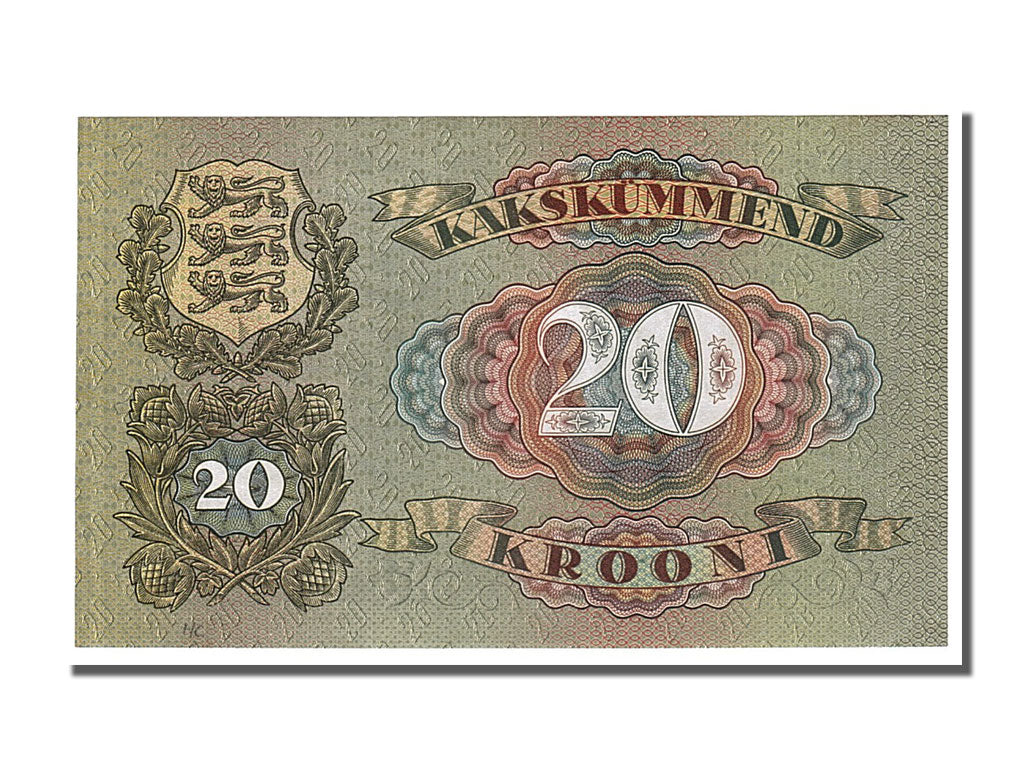Estonia, 20 Krooni, 1932, KM #64a, UNC(63), 1361752