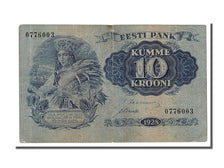 Billet, Estonia, 10 Krooni, 1928, TTB
