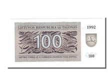 Biljet, Lithouwen, 100 (Talonas), 1992, NIEUW