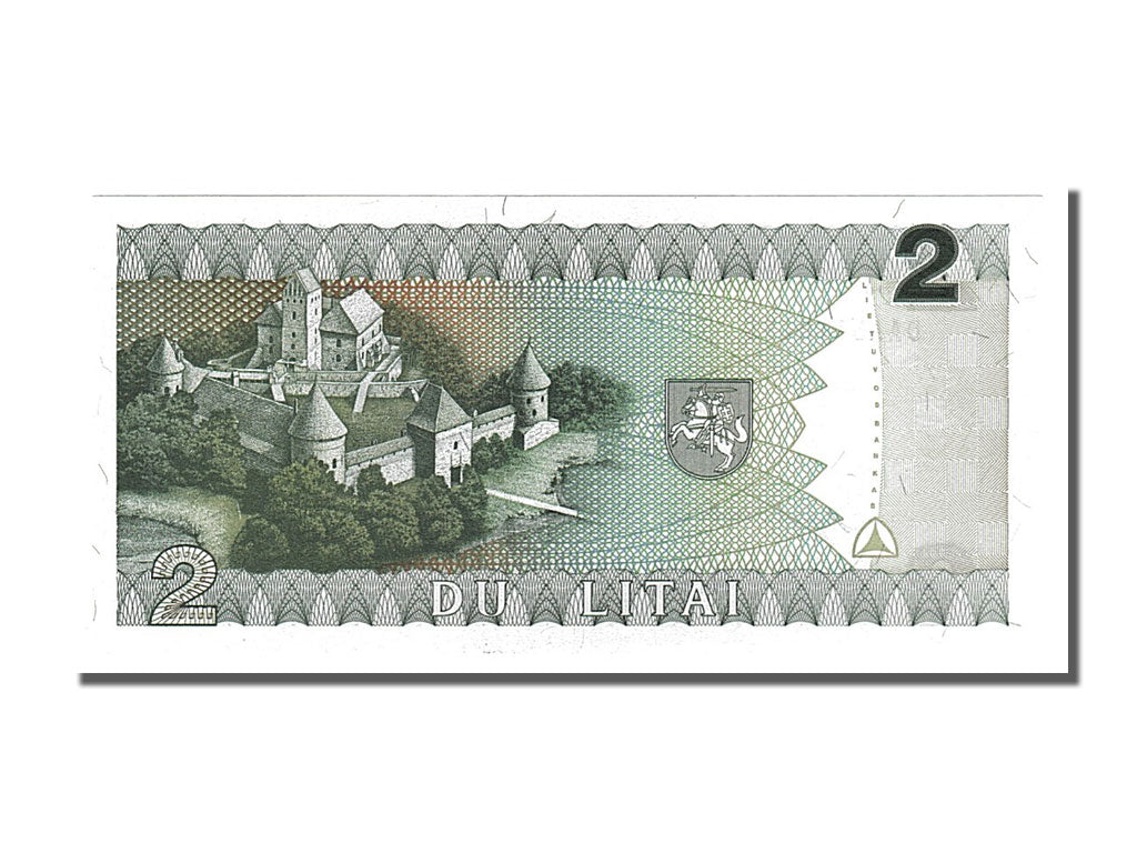 Banknote, Lithuania, 2 Litai, 1993, UNC(65-70)