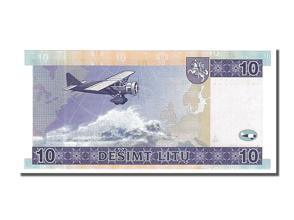 Lithuania, 10 Litu, 2001, KM #65, UNC(65-70), AA