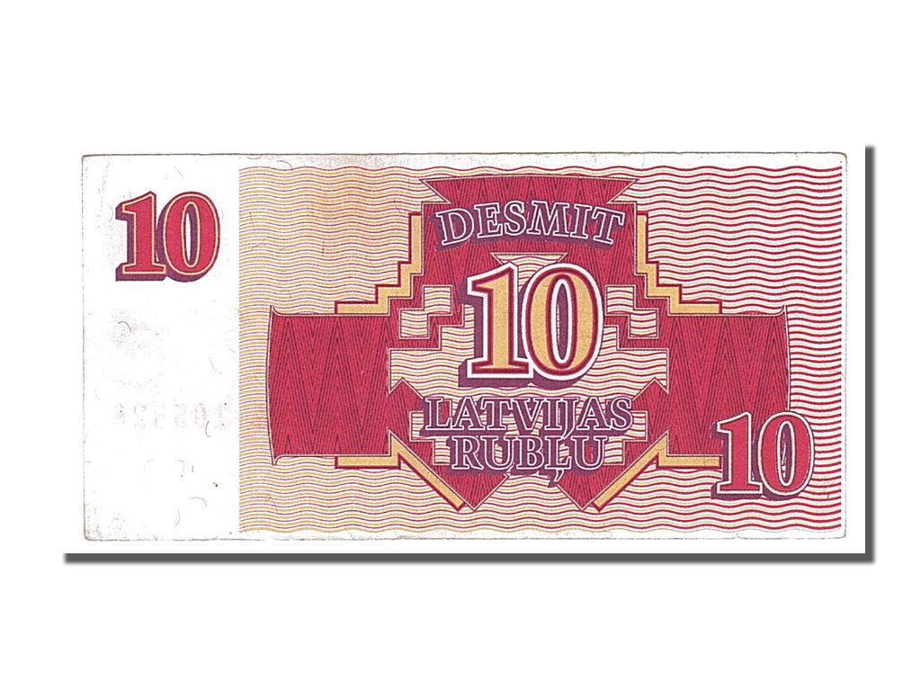 Lettonia, 10 Rublu, 1992, FDS