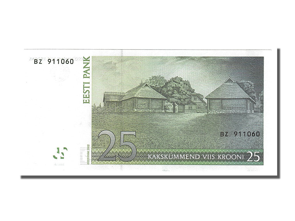 Banknote, Estonia, 25 Krooni, 2002, UNC(65-70)
