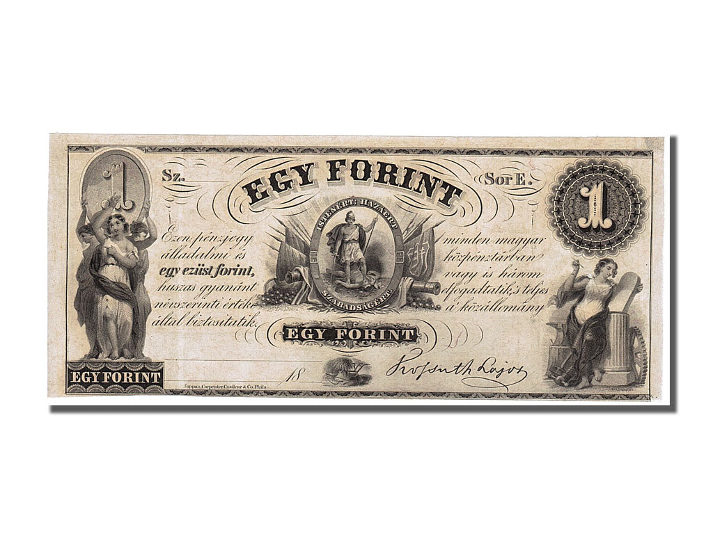 Banconote, Ungheria, 1 Forint, 1852, SPL