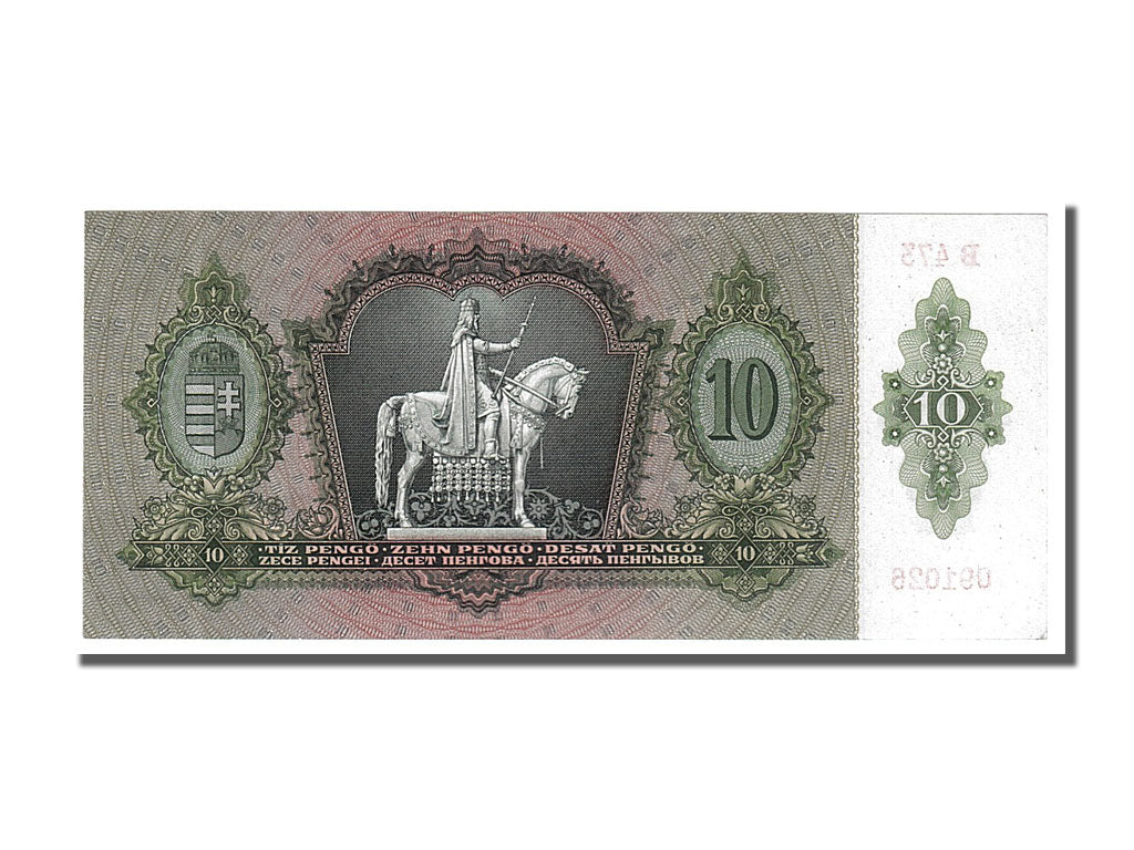 Hungary, 10 Pengö, 1936, KM #113, 1936-12-22, UNC(65-70), B473