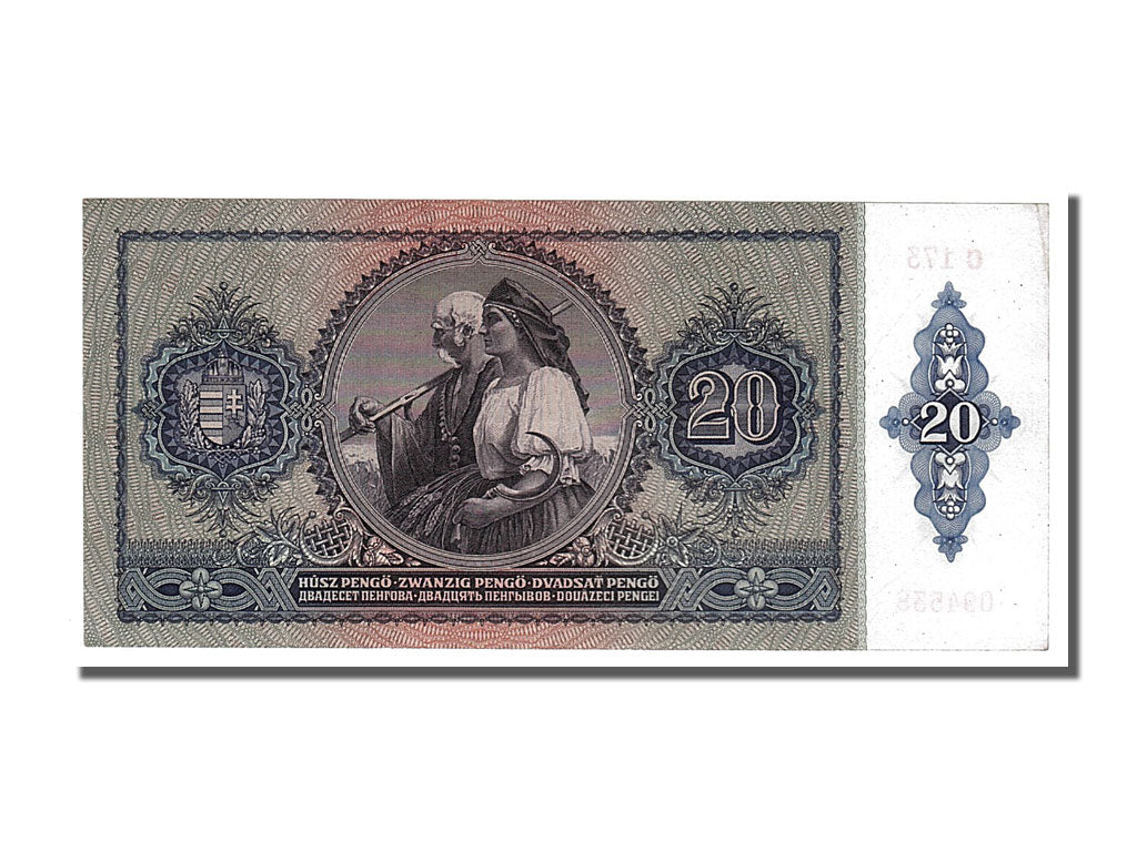 Hungary, 20 Pengö, 1941, KM #109, 1941-01-15, UNC(63), C173