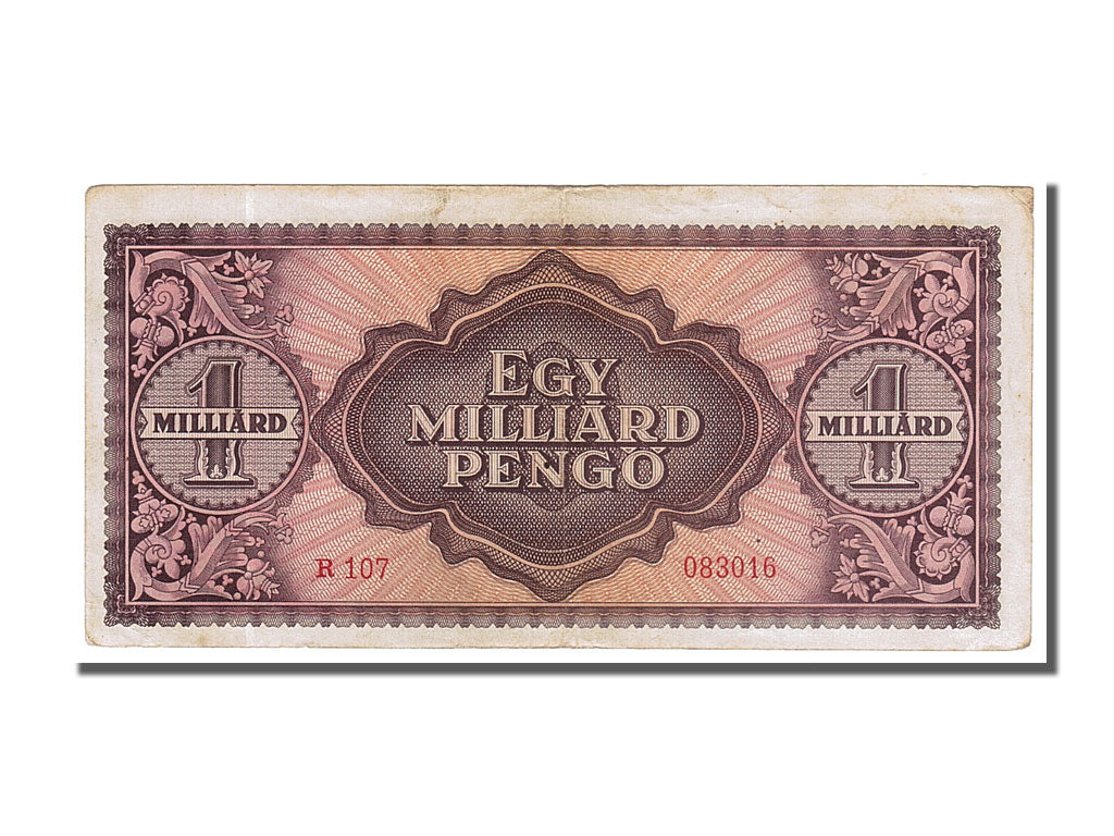 Hungary, 1 Milliard Pengö, 1946, KM #125, 1946-03-18, AU(55-58), R107