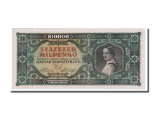Banknote, Hungary, 100,000 Milpengö, 1946, 1946-04-29, UNC(65-70)