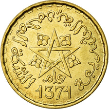 Moneta, Maroko, Mohammed V, 20 Francs, 1951, Paris, MS(60-62), Aluminium-Brąz