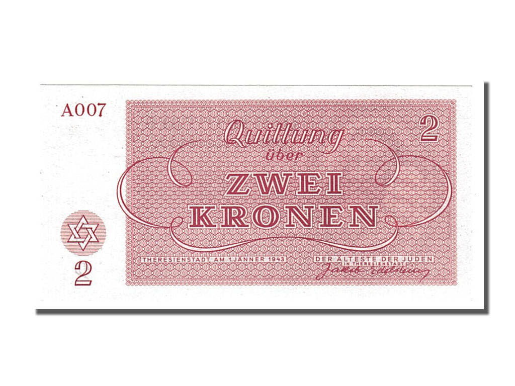Czechoslovakia, 2 Kronen, 1943, UNC(65-70)