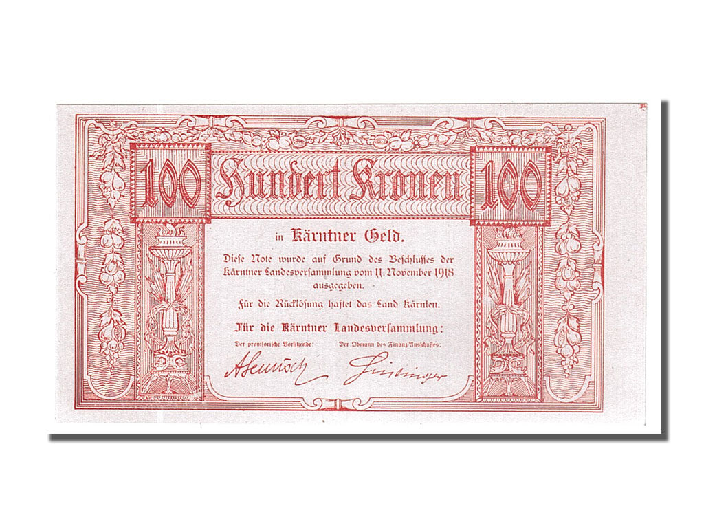 Austrian States, 100 Kronen, 1918, KM #S104, 1918-11-11, UNC(65-70)