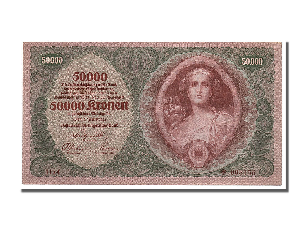 Austria, 50,000 Kronen, 1922, KM #80, 1922-01-02, UNC(63), 1174