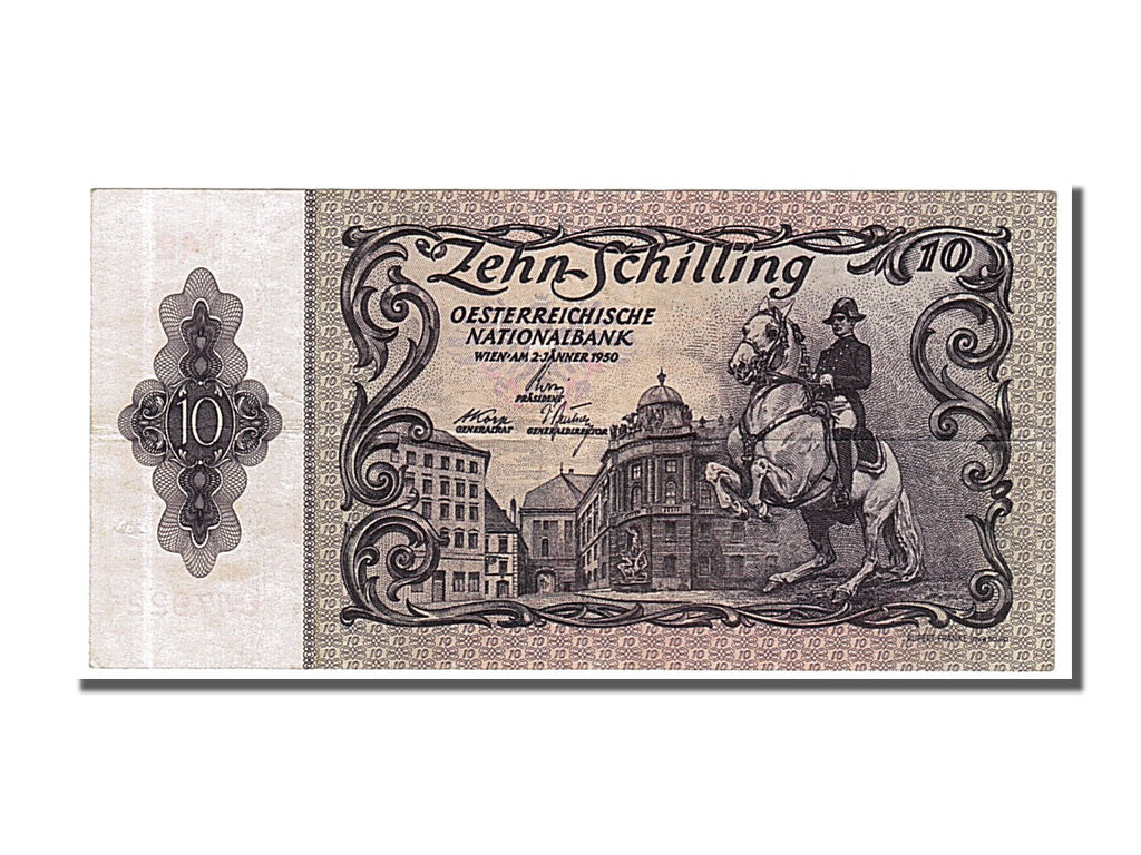 Austria, 10 Schilling, 1950, KM #128, 1950-01-02, EF(40-45), 1742