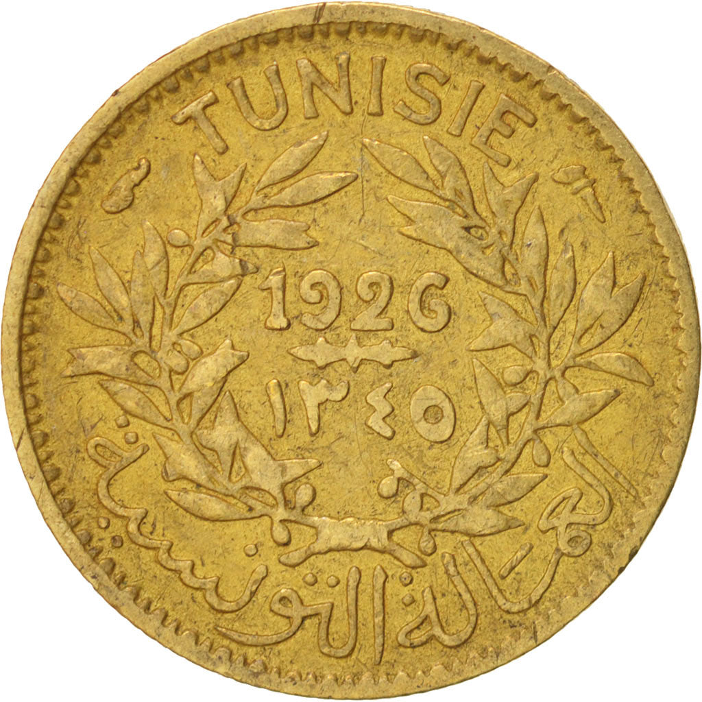 Tunisie, Anonymous, 50 Centimes, 1926, Paris, TTB, Aluminum-Bronze, KM:246