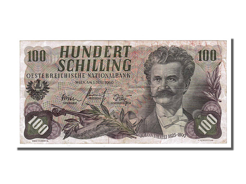 Austria, 100 Schilling, 1960, KM #138a, 1960-07-01, EF(40-45), D254869G