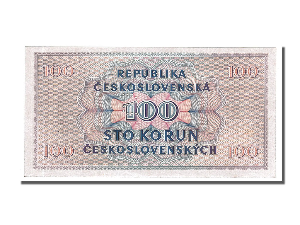 Czechoslovakia, 100 Korun, 1945, KM #67s, 1945-05-16, UNC(65-70), C38