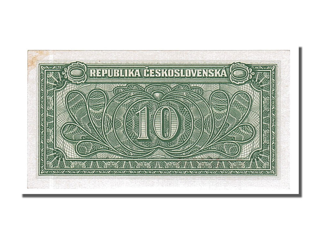 Cecoslovacchia, 10 Korun, 1945, SPL