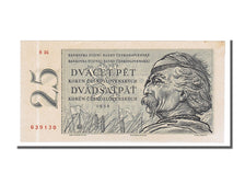 Banknote, Czechoslovakia, 25 Korun, 1958, UNC(65-70)