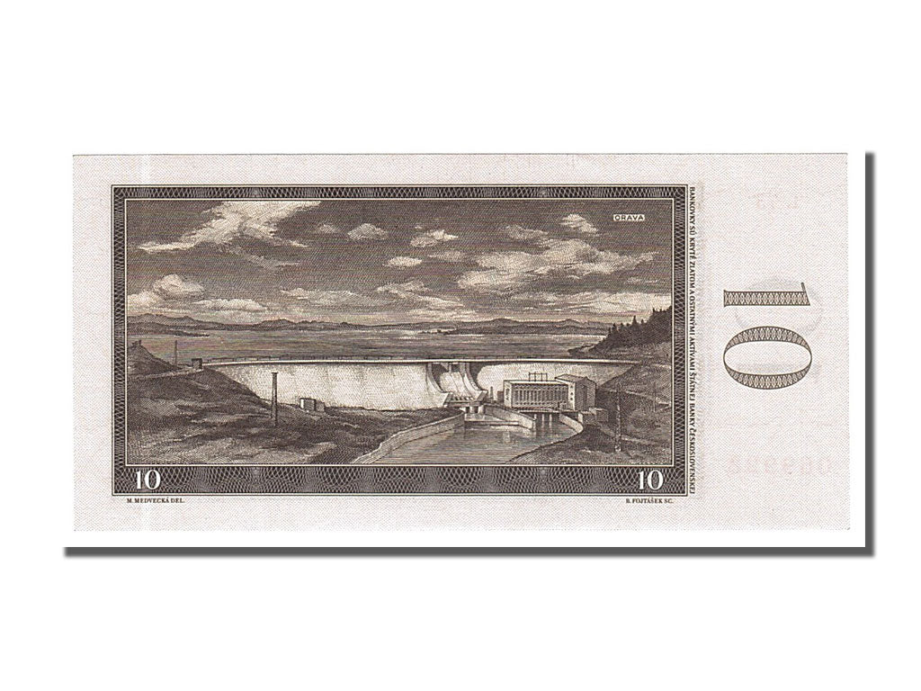 Cecoslovacchia, 10 Korun, 1960, FDS