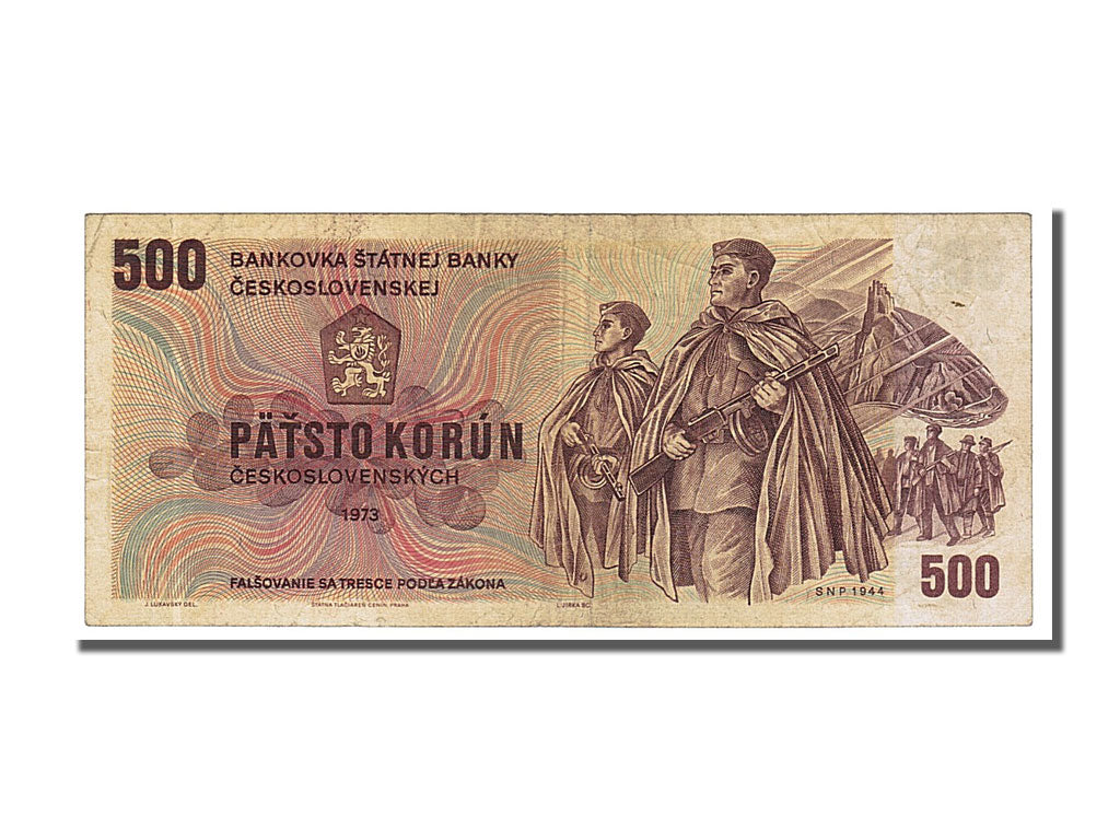 Banknote, Czechoslovakia, 500 Korun, 1973, EF(40-45)