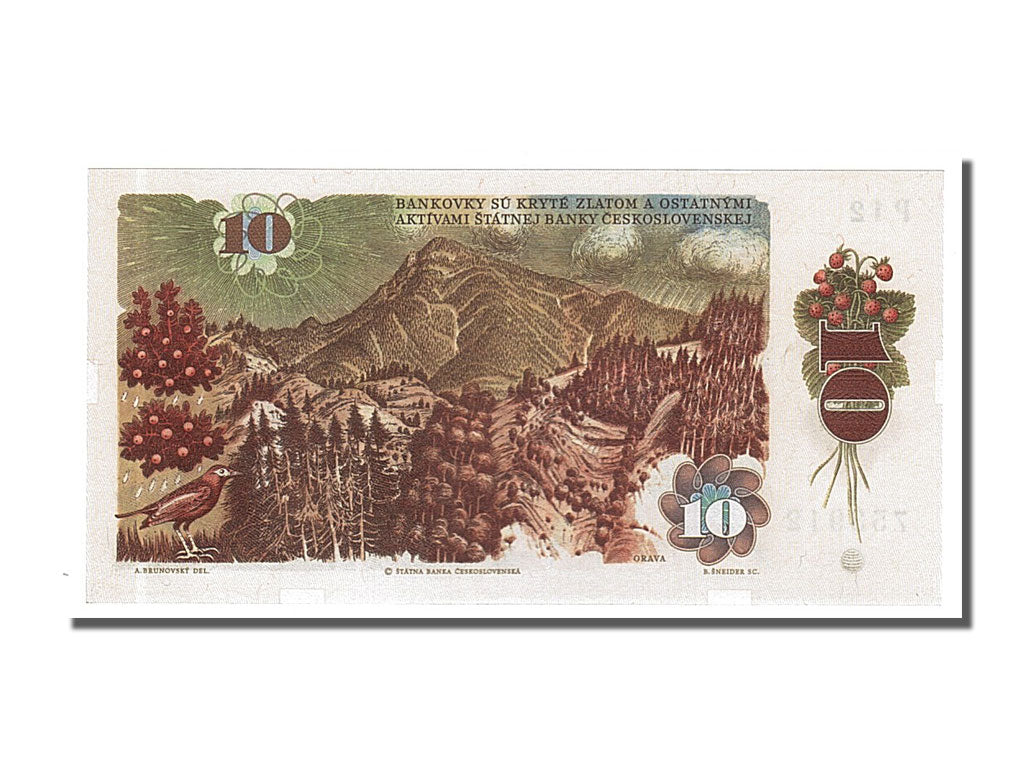 Banknote, Czechoslovakia, 10 Korun, 1986, UNC(65-70)