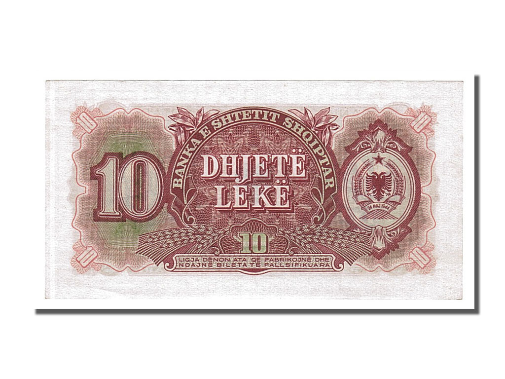 Albania, 10 Lekë, 1957, KM #28a, UNC(65-70), CA 252901