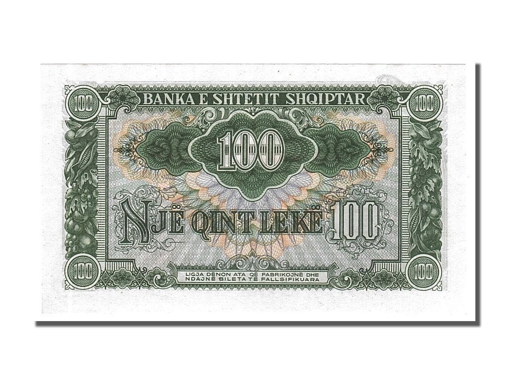 Albania, 100 Lekë, 1957, KM #30a, UNC(65-70), NH 078150