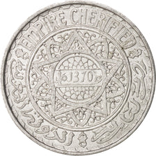 Morocco, Mohammed V, 5 Francs, 1950, Paris, MS(60-62),Aluminum,KM:48,Lecompte247