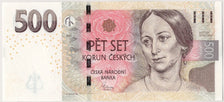 Biljet, Tsjechische Republiek, 500 Korun, 2009, NIEUW