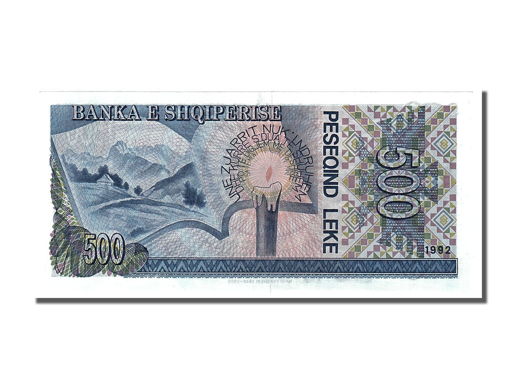 Albania, 500 Lekë, 1992, KM #53a, UNC(65-70), CP153691
