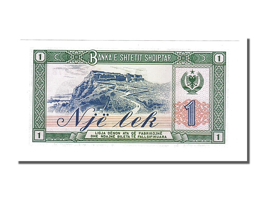 Banconote, Albania, 1 Lek, 1976, FDS
