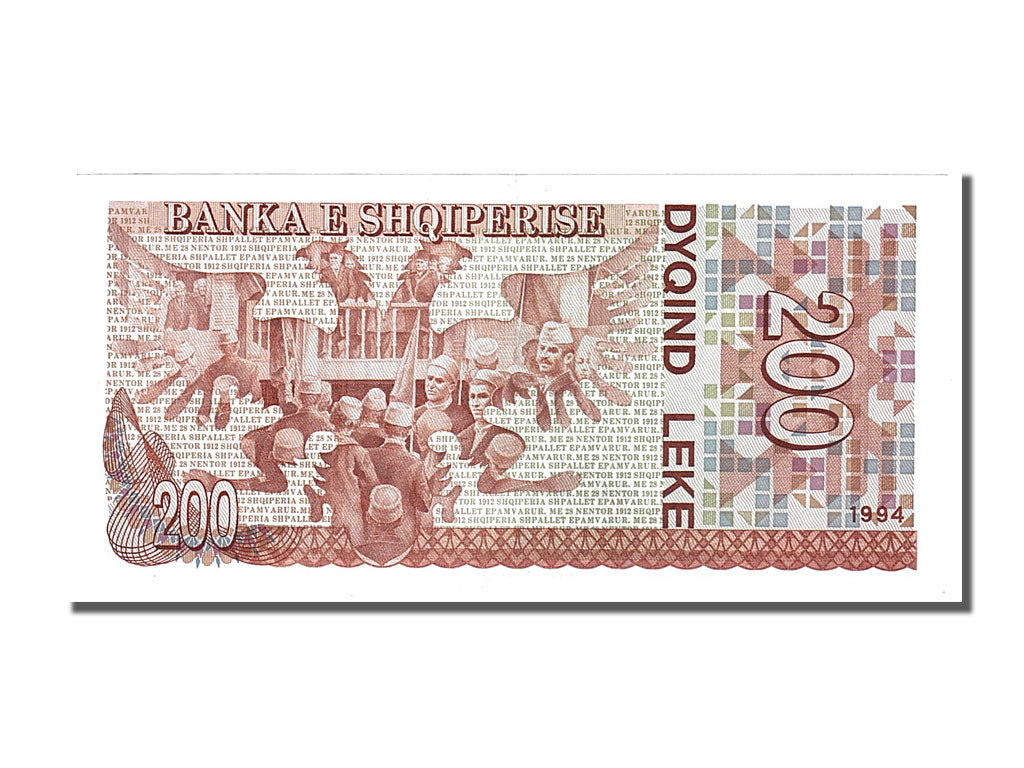 Albania, 200 Lekë, 1994, KM #56a, UNC(65-70), CY312598