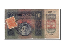 Yugoslavia, 10 Kronen, 1915, KM #6b, 1915-01-02, VF(20-25), 1038