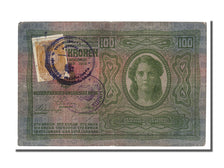 Banknote, Yugoslavia, 100 Kronen, 1912, 1912-01-02, VF(30-35)