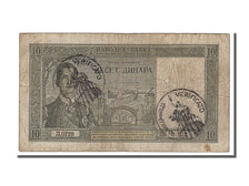 Billet, Yougoslavie, 10 Dinara, 1939, 1939-09-22, TTB