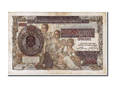 Yugoslavia, 1000 Dinara, 1941, KM #24, 1941-05-01, AU(55-58), A.0079