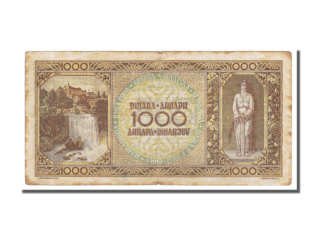 Banknote, Yugoslavia, 1000 Dinara, 1946, 1946-05-01, VF(30-35)