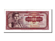 Yugoslavia, 100 Dinara, 1955, KM #69, 1955-05-01, AU(55-58), VL 737147