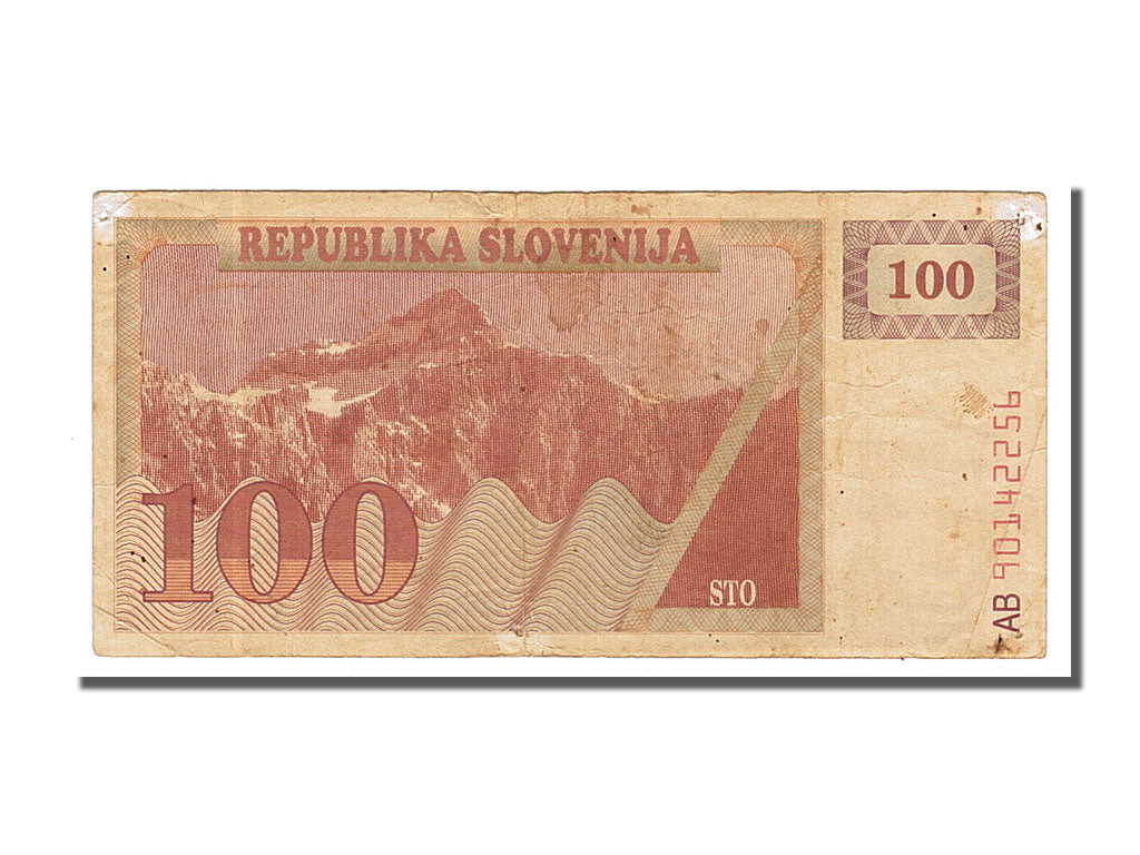 Slovenia, 100 Tolarjev, 1990, BB