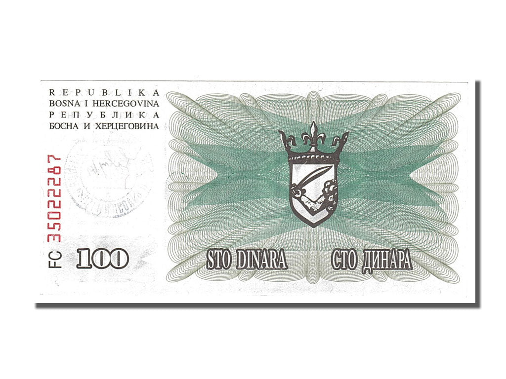 Bosnia - Herzegovina, 100,000 Dinara, 1993, KM #56a, UNC(65-70), FC