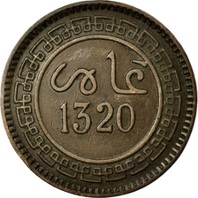 Moneda, Marruecos, 'Abd al-Aziz, 5 Mazunas, 1902, Birmingham, MBC, Bronce