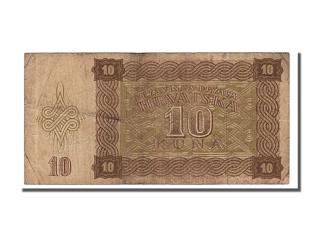 Croatie, 10 Kuna type 1941