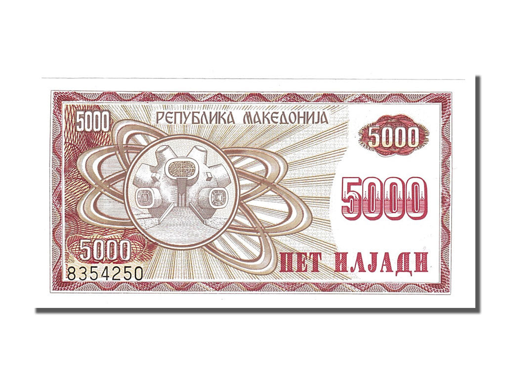 Macedonia, 5000 (Denar), 1992, KM #7a, UNC(65-70), 8354250