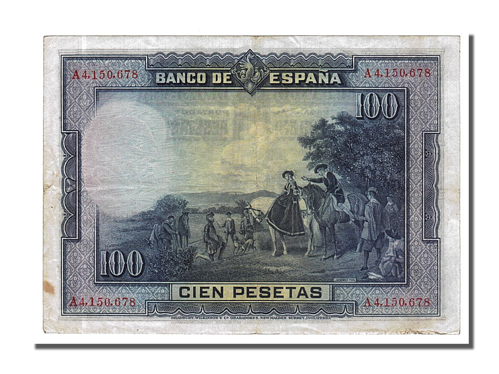 Billete, 100 Pesetas, 1928, España, 1928-08-15, EBC