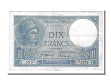 Billete, Francia, 10 Francs, 10 F 1916-1942 ''Minerve'', 1916, 1916-12-08, MBC+
